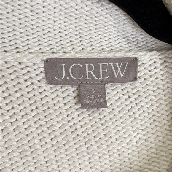 J.Crew White Knit Sweater Size Small - Picture 2 of 5